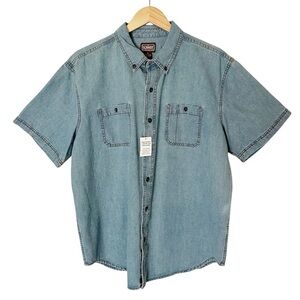 C.E. Schmidt Workwear Casual Button Down Short Sleeve Shirt Size XL